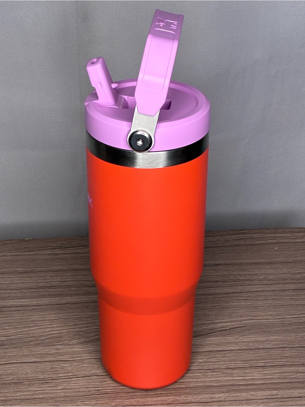 GUC Stanley Insulated 30oz Travel Tumbler - Orange with Pink Lid - Picture 2 of 6
